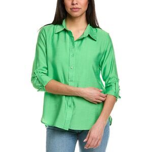 Meiven Womens  Woven Shirt, Green